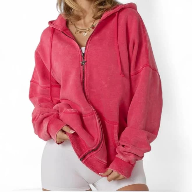 YoungLA for Her W533 Flashback Zip Hoodie