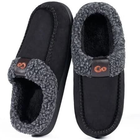 Men's Memory Foam Fuzzy Slippers