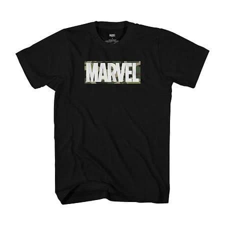 Marvel Men's Camo Graphic T-Shirt