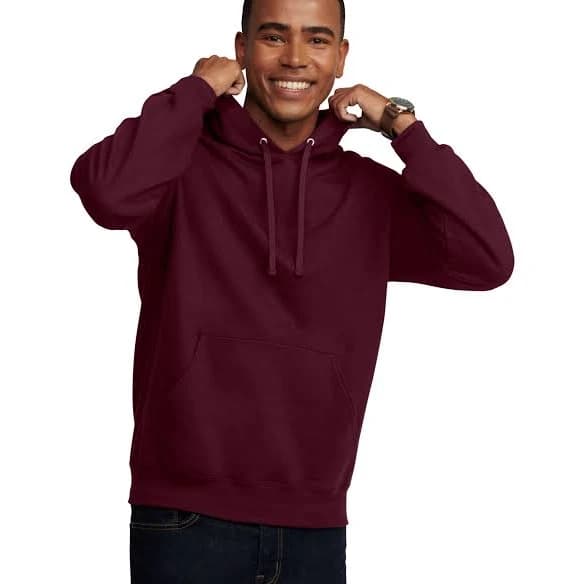 Fruit of the Loom Men's Eversoft Fleece Pullover Hoodie