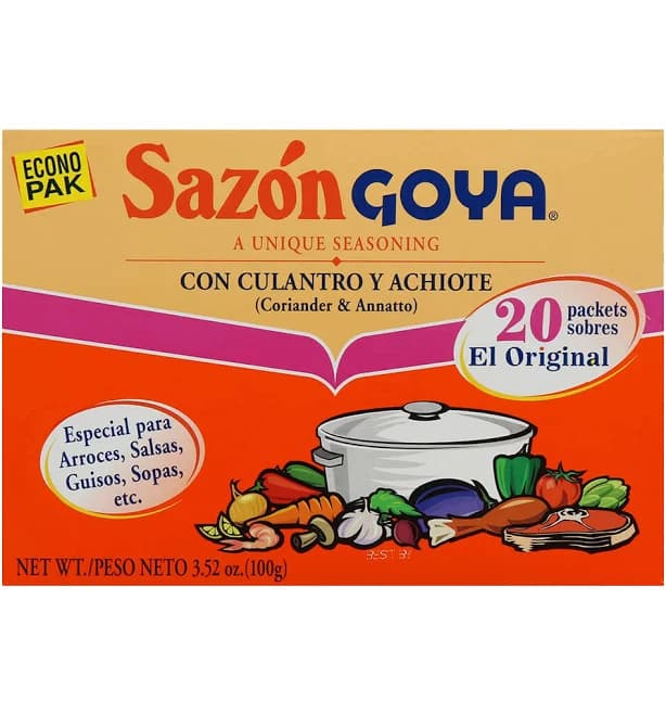 Goya Sazón With Coriander and Annatto 12-Pack (12 x 3.52 oz. box)