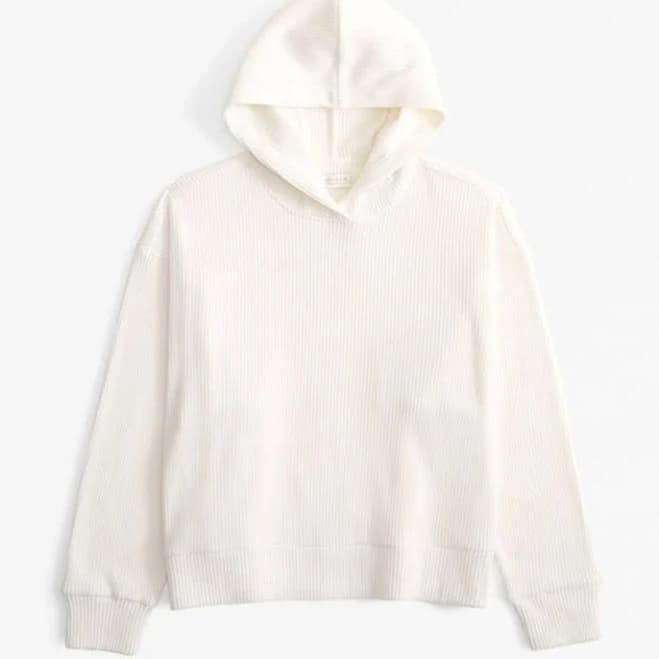 Abercrombie & Fitch Women's Lounge Cozy Rib Hoodie