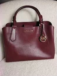 PRICE REDUCED! NEW Michael Kors Signature Burgundy Tote