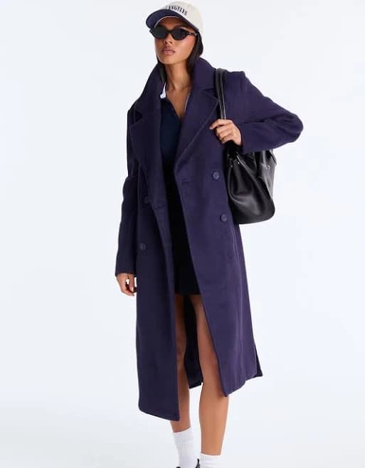 Fashion Nova Melonie Wool Trench Coat
