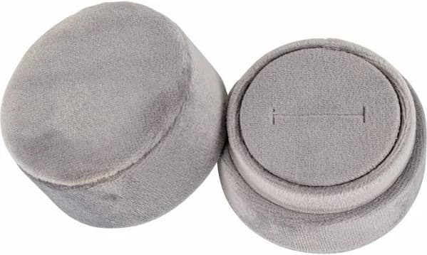 Black Velvet Double Ring or Cuff Link Box