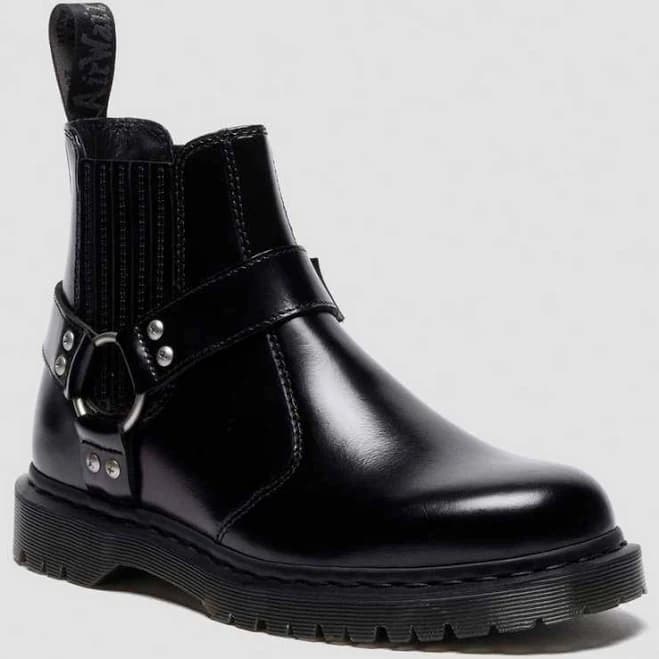 Dr Martens 2976 Harness Leather Chelsea Women Boots
