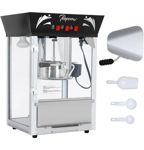 12-Ounce Kettle Popcorn Maker Machine