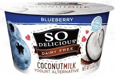 So Delicious Cultured Organic Coconut Blueberry Yogurt Alternative