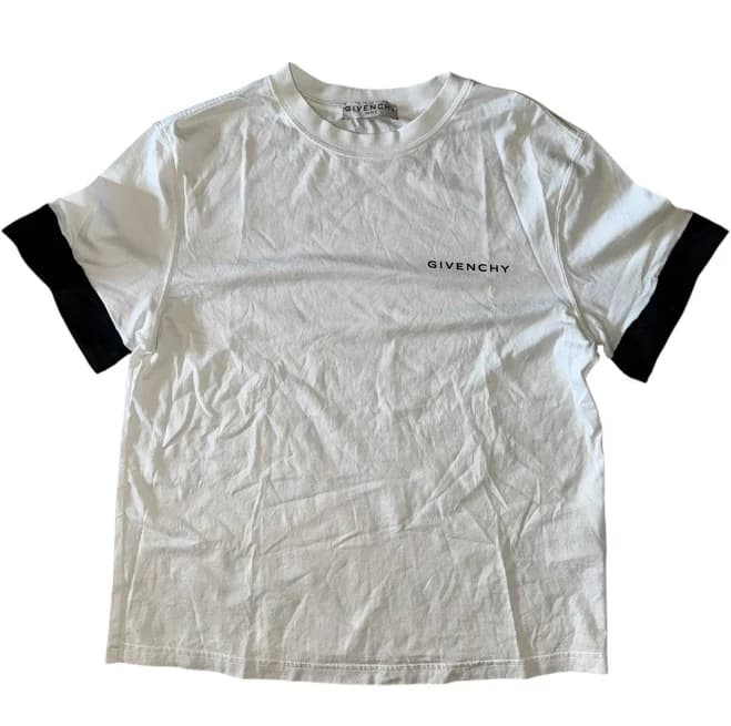 Givenchy Ringer Sleeve Designer Logo Tee Short Sleeve T-shirt