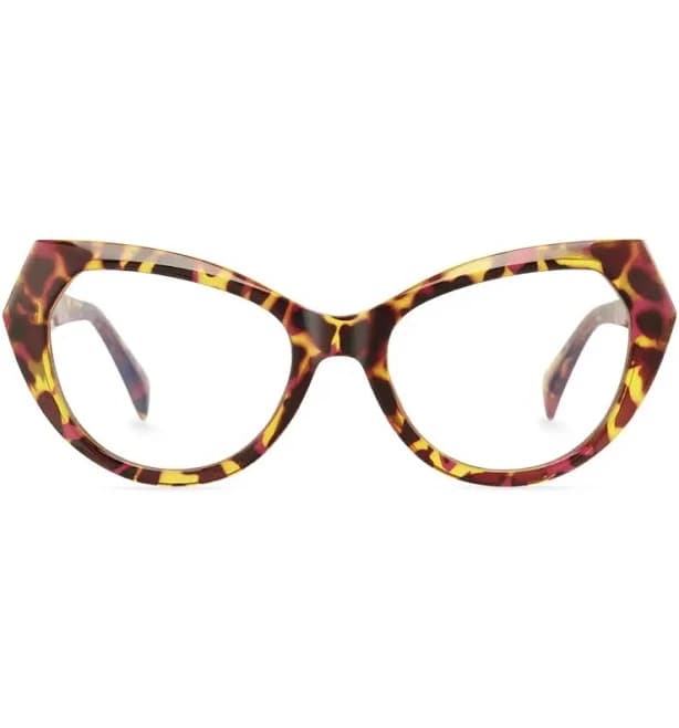 Elklook Huda TR90 Tortoise Cateye Blue Light Blocking Glasses