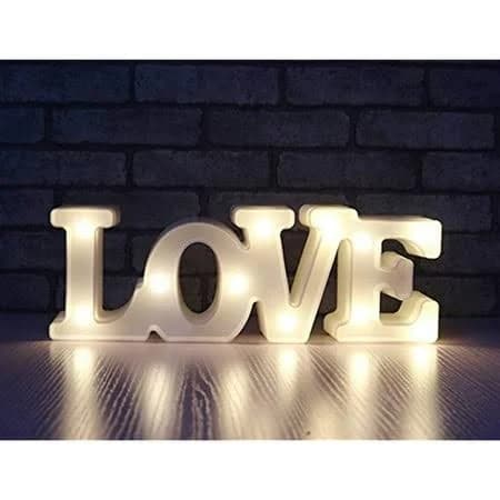 Linlin Wedding Decorations LED Marquee Sign
