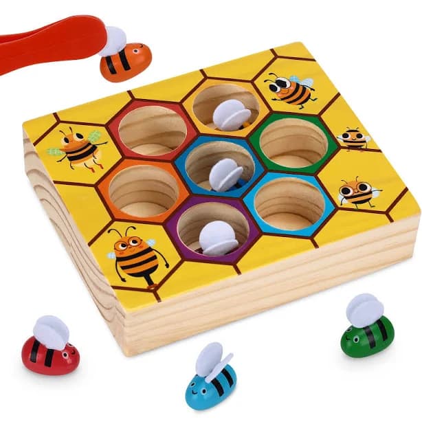 Montessori Beehive Matching Game