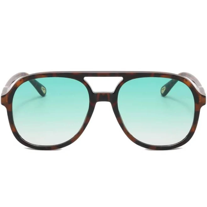 Gloria Oversized Aviator Polarized Sunglasses