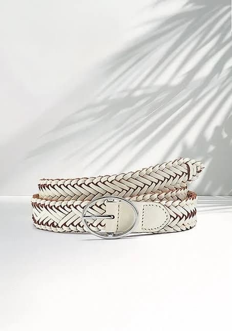 Woven Leather Belt