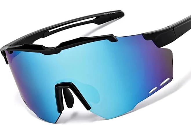 Zenni Sporty Sunglasses Gray Lens Plastic Frame