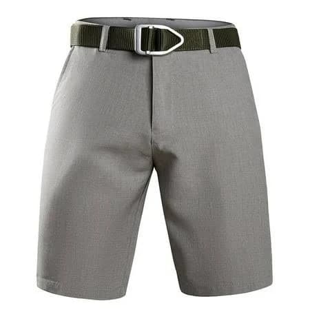 Men's Regular Fit Knee Length Golf Shorts with Pocket