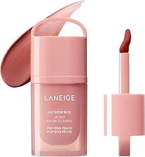 LANEIGE JuicePop Box Lip Tint | Long-Lasting Hydrating Lightweight Tint | Buildable Juicy Color & Nourishing Shine | K-Beauty Lip Essential for Long-Lasting Comfort
