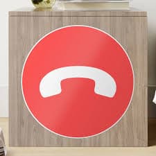 "Hang up, Mobile icon, Gift" Sticker by Ksmith-Style | Redbubble