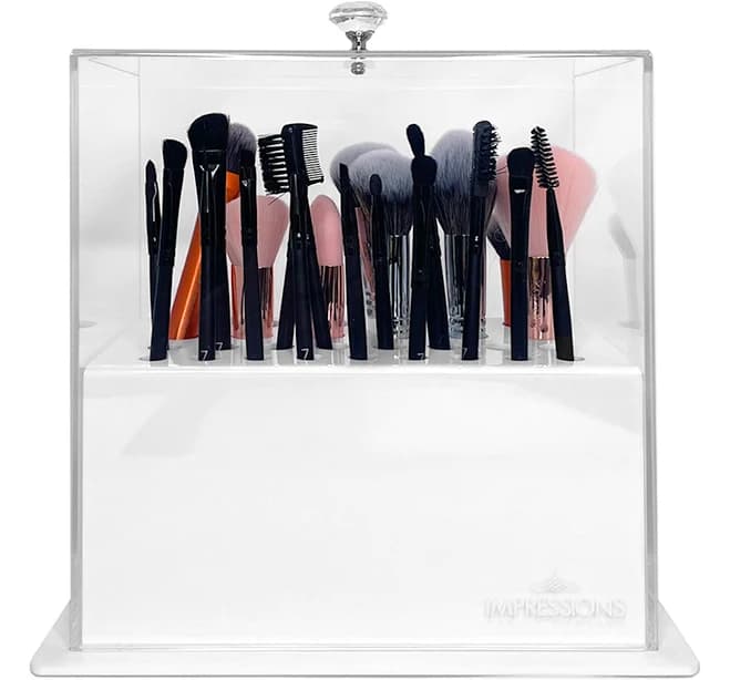 Impressions Vanity Co. Acrylic Makeup Brush Display Holder