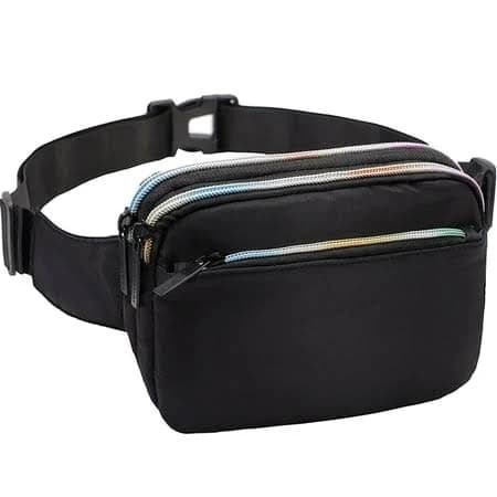Tinyat Fanny Pack for Women Crossbody Bag Fanny Pack Waterproof Belt Purse for Outdoor Cycling Shopping
