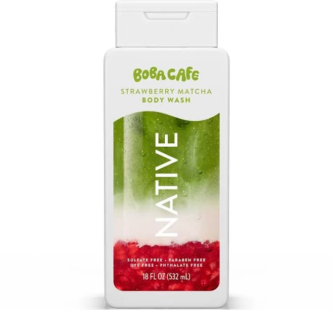 Native Strawberry Matcha Body Wash