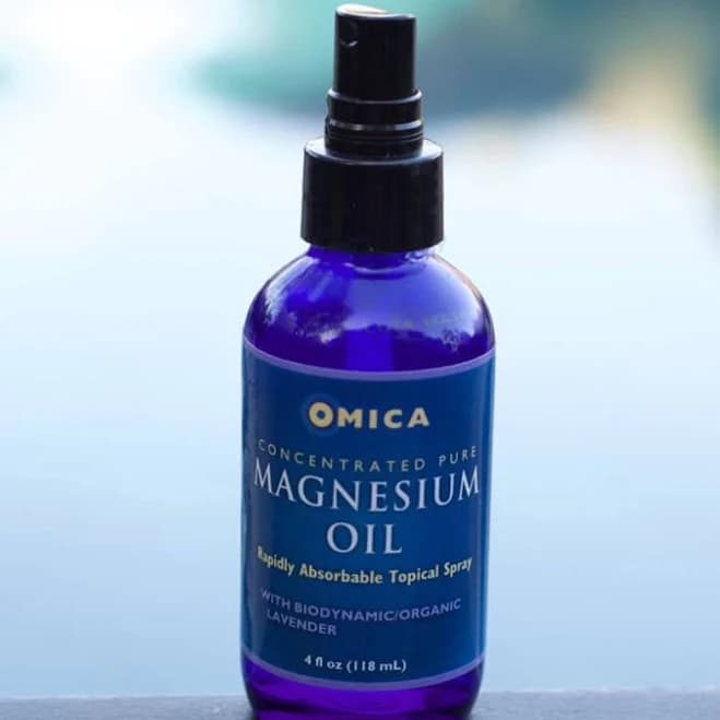 Omica Organics Magnesium Oil Spray with Organic Lavender and Rosemary Hydrosol