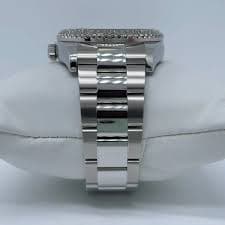 2010's Rolex 326934 Sky-Dweller 42mm Custom Diamonds Steel Black Dial Watch | eBay