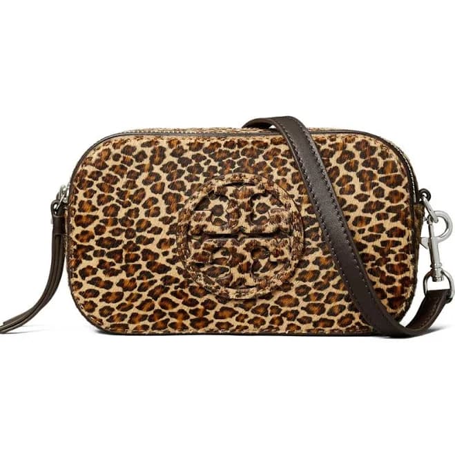 Tory Burch Women's Miller Leopard-Print Calf Hair Crossbody Bag