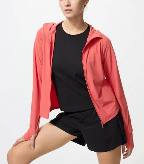 UNIQLO Women's Ultra Stretch Airism Full-Zip Hoodie