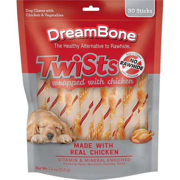 Dream Bone Chicken & Vegetable Dog Chew Sticks