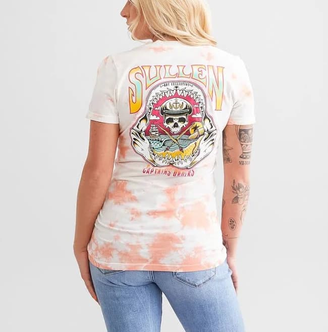Sullen Women's Cotton Captain's Orders T-Shirt