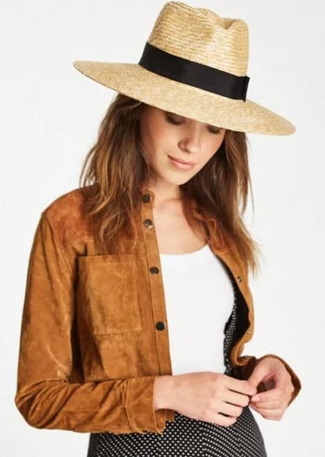 Brixton Women's Joanna Straw Fedora