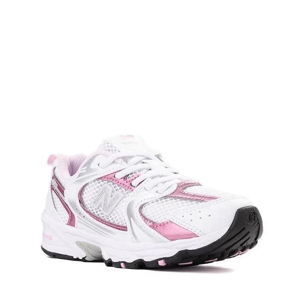 New Balance 530 Athletic Shoe - Little Kid - White / Pink - BRIGHT RED - Girls - Size 3