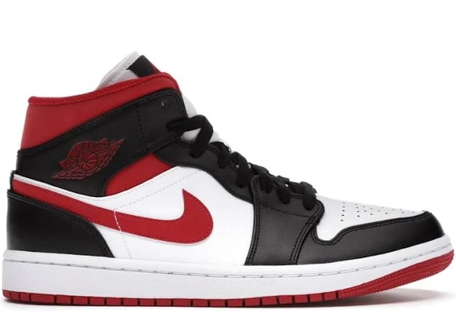 Men's Air Jordan 1 Mid 'Black Gym Red