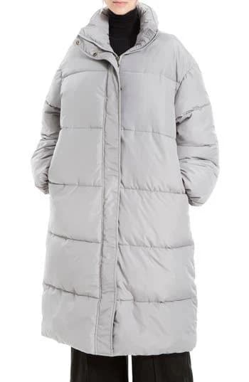 Max Studio Women's Longline Puffer Jacket