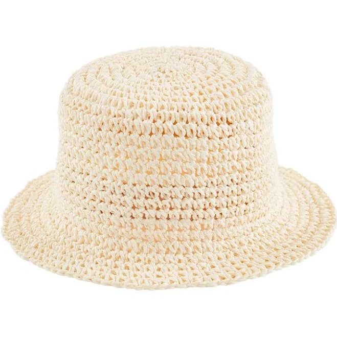 Mud Pie Women's Woven Bucket Hat