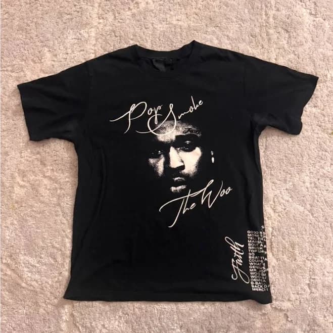 Vlone Pop Smoke Faith T-Shirt
