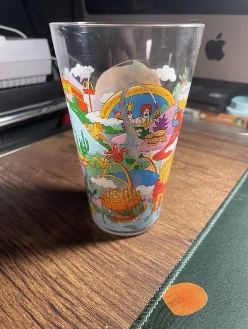 Mcdonald’s Adult Happy Meal Grimace Collectors Edition Cup