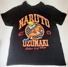 Seven Times Six Naruto T-Shirt Men's Naruto Shippuden Uzumaki Hidden Leaf Village Anime Manga Adult Crewneck Graphic Print Short Sleeve T-Shirt