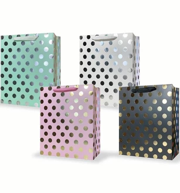A_line Large Polka Dot Gift Bag