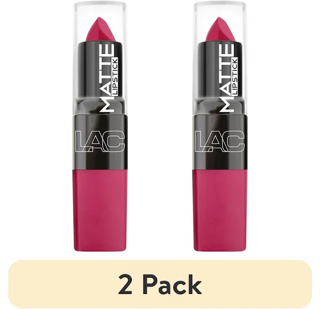 (2 pack) L.a. Colors Long-Wearing Silky Matte Transfer-Proof Lipstick, Enchanting, Size: 0.13 fl oz