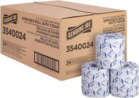 Genuine Joe 2-ply Bath Tissue 2 ply Width x Length