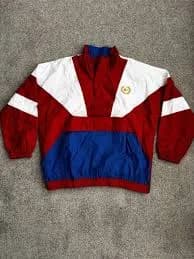 Starter Men's USA Track Jacket Windbreaker Red White Blue Colorblock Size XXL