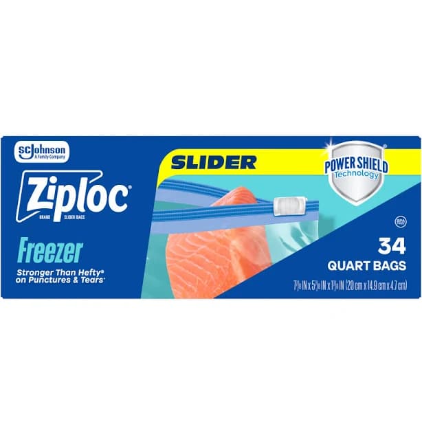 Ziploc Slider Freezer Bags