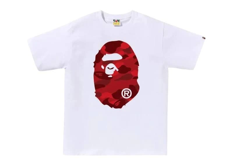 BAPE Color Camo Transform Big Ape Head Tee