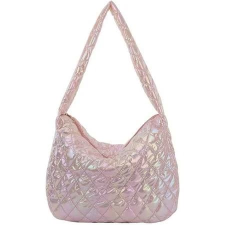 Caildanl Women's Quilted Large Capacity Hobo Purse