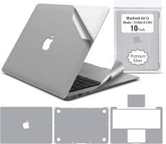 Amazon.com: IBENZER Premium MacBook Body Skin Decal – Full Cover Protective Sticker for Apple MacBook Air 13'' A1466 A1369 Silver (10 Pack) SK-MA13-A-ACD10 : Electronics