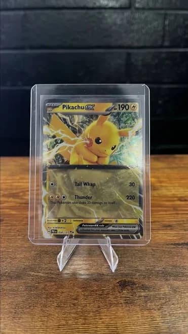 Pokemon Prismatic Evolutions Double Rare Pikachu