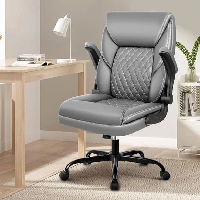 Latitude Run Marama Ergonomic Leather Office Chair