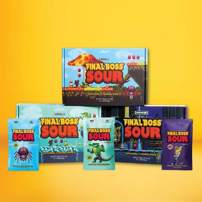 Final Boss Sour Level 1, 2 & 3 Cranberry Multi-Pack